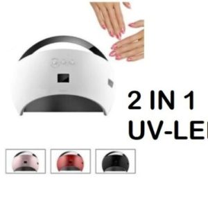 Lampada LED UV 48W Ricostruzione Unghie Mani Piedi Nail Timer Display Fornetto