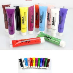 24 COLORI ACRILICI PER MICROPITTURA NAIL ART DECORAZIONE UNGHIE