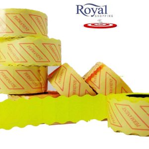 10 ROTOLI ETICHETTE PREZZATRICE SEGNAPREZZO 26X12MM ARANCIONE