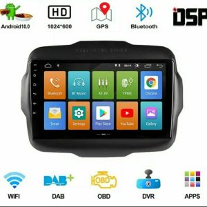 Autoradio Stereo Android Tablet JEEP RENEGADE 2015-2020 GPS WI-FI Bluetooth DSP